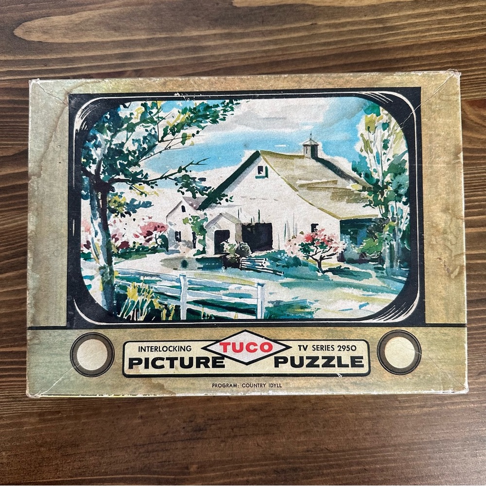 Rare Vintage TUCO Puzzle - Country Idyll